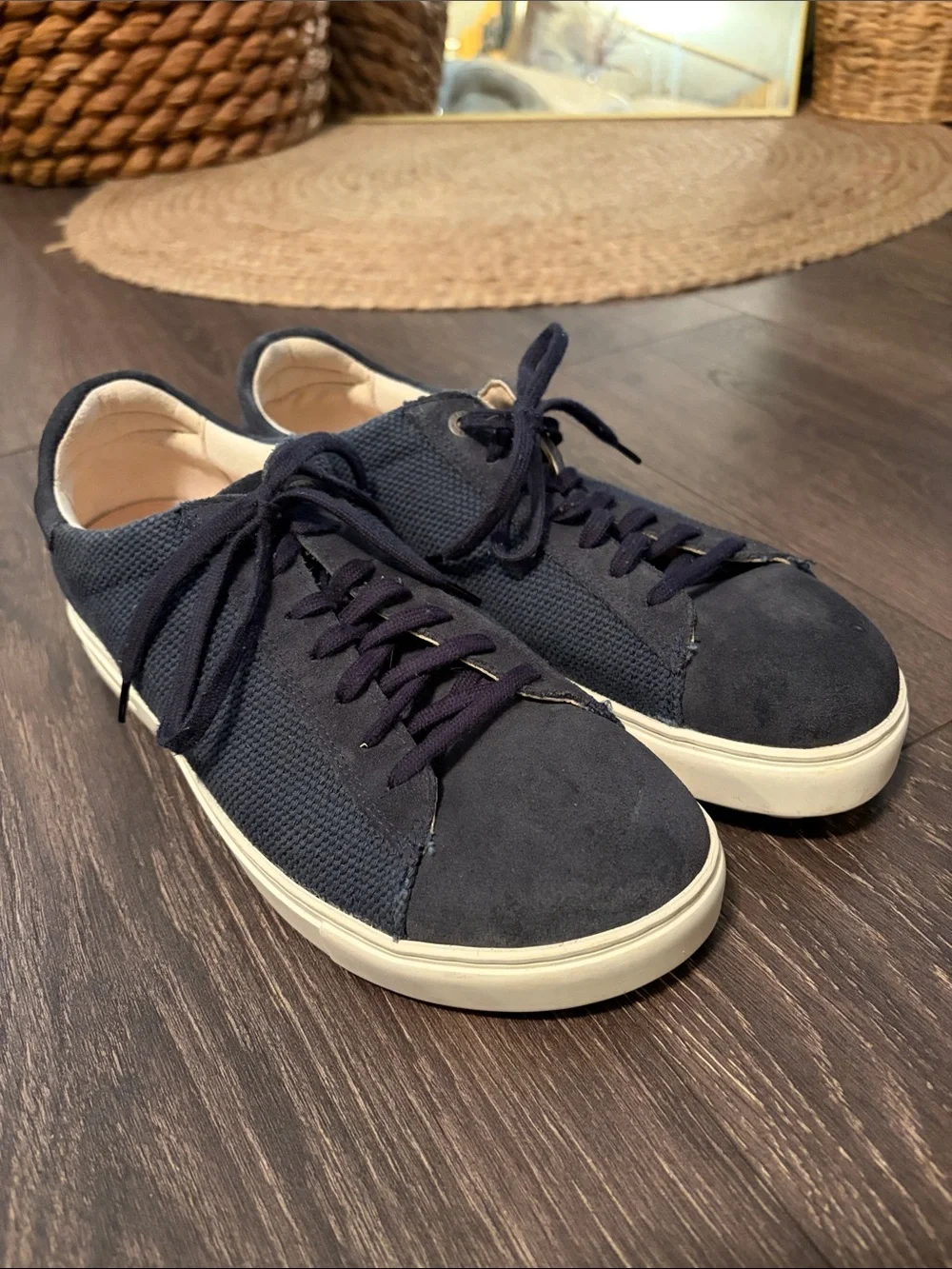 Birkenstock Men's Navy Low-Top Lace-Up Sneakers W10 M8